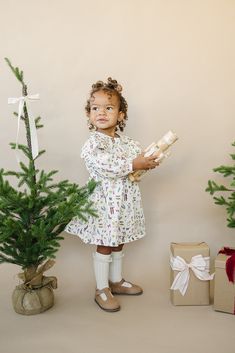 ** Bloomers go up to size 2T The Nutcracker dress is perfect for the holiday season. It is a cute yet simple dress for your baby, toddler. or child. Perfect for holidays, or a day out, our Nutcracker Long Sleeve Ruffle Dress adds a touch of sophistication to your child's wardrobe. Pair it with our cozy tights and boots for a complete look. Shop now and let your little one shine in this beautiful dress! Wash in cold water, Hang dry. 100% Cotton Measurement in inches: Length: 0-3m 11.5, 3-6m 13, 6 The Nutcracker Dress, Nutcracker Dress, Long Sleeve Ruffle Dress, Girls Outerwear, The Nutcracker, Tights And Boots, Simple Dress, Girls Pajamas, Romper With Skirt