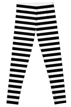 Super stretchy and durable polyester full-length leggings. Vibrant high-quality sublimation print across the front and back. Size range XXS-XL. Striped Black and White Little Red Riding Hood Halloween, Horizontal Striped Dress, Red Riding Hood Halloween, Dress Leggings, Striped Stockings, Black And White Leggings, Striped Duvet, Exercise Leggings, Custom Leggings