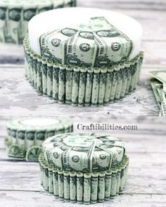 several stacks of money sitting on top of each other