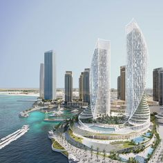 an artist's rendering of the new skyscrapers in miami