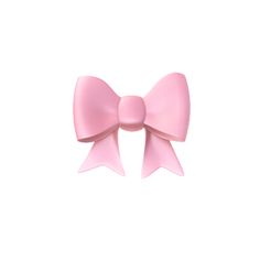 two pink bows on a white background