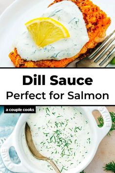 the recipe for dill sauce is perfect for salmon patties and it's easy to make