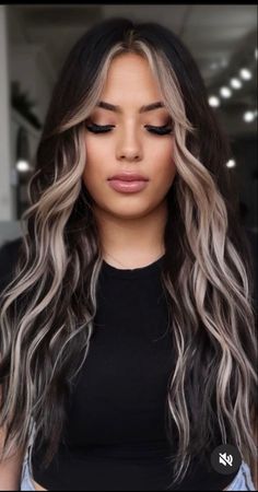 Long Hair Healthy, Layered Hair Ideas, Long Hair With Layers, Cuts For Long Hair, Layered Haircuts For Long Hair, Dark Hair Dye, Layer Hair, Long Layer, Blond Ombre