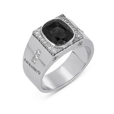 4.79 carat black and white diamonds men's ring set in 18k white gold
Center diamond:Weight: 3.99 caratColor: Natural Black
White Diamonds: 0.55 carat
Black Diamonds: 0.25 carat Men's Black Diamond Rings, Classic Black Spinel Ring For Formal Occasions, Classic Formal Black Spinel Rings, Classic Black Spinel Diamond Ring For Formal Occasions, Classic Formal Black Diamond Ring, Classic Black Spinel Sapphire Ring For Anniversary, Luxury Diamond Ring With Single Cut Diamonds For Proposal, Formal Black Sapphire Ring With Center Stone, Formal Black Rings With Black Diamonds