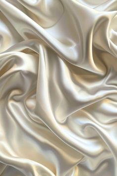 an image of white silk fabric