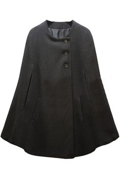 [Código: CAP033] Sewing Gifts For Women, Black Cape, Online Closet, Capes For Women, Classy Style, Fashion Night, Sewing Gifts