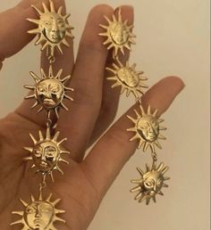 modern greek gods - helios aesthetic Ušný Piercing, The Sun And Moon, Dope Jewelry, Funky Jewelry, Jewelry Lookbook, Winter Trends, Sun And Moon, Winx Club, Jewelry Inspo