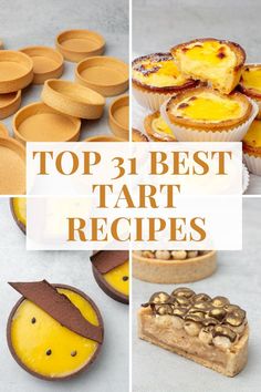 Top 31 Best Tart Recipes Homemade Puff Pastry Dough, Savory Tart Recipes, Dessert Tarts Mini, Tart Recipes Savory, Homemade Puff Pastry, Chocolate And Raspberry Tart, Mini Dessert Recipes, Fruit Tart Recipe, Mini Tarts