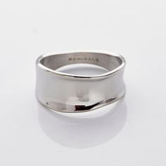 Chunky Melt Ring Modern Metal Wide Band Ring For Anniversary, Silver Chunky Ring, Chunky Silver Rings Aesthetic, Silver Chunky Rings, Chunky Rings Silver, Melting Gold, Wishlist Ideas, Chunky Silver Rings, Wave Ring