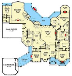 this is the first floor plan for these luxury home plans