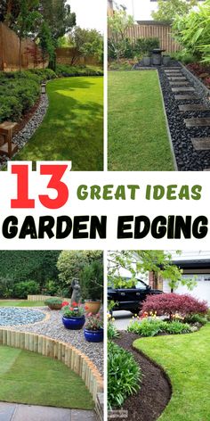 garden edging ideas that are great for small gardens