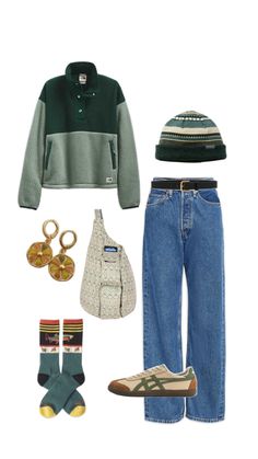 Hiking camping granola girl aesthetic outfit inspiration cool girl college nature inspired outfit Granola Girl Outfits Winter, Cute Granola Outfits, Winter Hiking Outfit Women, Granola Girl Aesthetic Outfits, Granola Girl Aesthetic