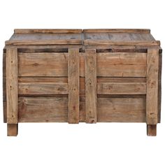 an old wooden chest with two drawers