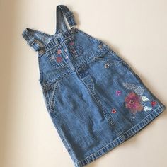 Gap Girls Embroidered Denim Dress Size 4t Fabric 100% Cotton 2 Piece Set Questions? Feel Feee To Ask Bundle And Save On Shipping + 15%Off On 4 Or More Items! All Sales Are Final Happy Shopping Casual Gap Dress In Medium Wash, Casual Medium Wash Gap Dress, Gap Medium Wash Denim Dress, Gap Casual Medium Wash Dress, Gap Cotton Denim Dress For Spring, Gap Blue Denim Summer Dress, Blue Gap Denim Summer Dress, Embroidered Medium Wash Cotton Denim Dress, Embroidered Medium Wash Denim Dress