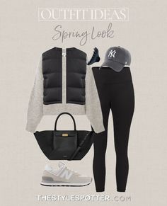 New Balance Outfit Black, Casual Outfit College, Athleta Outfits, Cozy Spring Outfits, Balance Outfit, Spring Outfit Aesthetic, Comfy Workout Outfits, Date Night Outfit Casual, Night Outfit Casual