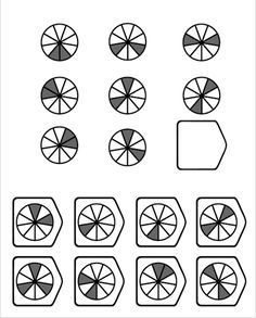 an image of different shapes and sizes in the shape of a pie, which is divided into