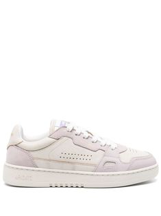 lilac purple/light grey calf leather smooth grain colour-block panelled design tonal stitching round toe perforated toebox logo print to the side perforated detailing to the side logo patch at the tongue branded heel counter padded ankle branded insole logo at the sole flat rubber sole front lace-up fastening This piece comes complete with a protective dust bag. Axel Arigato Dice Lo, Axel Arigato Sneakers, Hermes Birkin 25, Axel Arigato, Versace Bags, Purple Light, Birkin 25, Prada Designer, Comfortable Flats