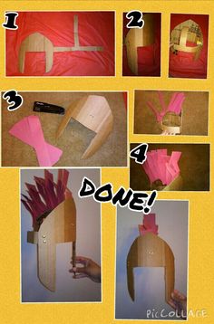 the instructions for making a paper crown