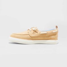 Your child will love elevating their casual style in these Reece Boat Shoes from Cat & Jack™. Featuring a classic round-toe design, these medium-width boat shoes are a slip on style with gores. Featuring a 100% textile insole for comfortable wear, these boat shoes feature a pull-on tab on the back for easy on and off. Cat & Jack™: Kids’ clothing with an imagination of its own. Casual Boat Shoes With Round Toe For Summer, Casual Summer Boat Shoes With Round Toe, Spring Slip-on Low-top Boat Shoes, Summer Low-top Boat Shoes With Rubber Sole, Casual Flat Boat Shoes For Summer, Casual Brown Boat Shoes For Summer, Brown Boat Shoes With Round Toe For Summer, Spring Slip-on Boat Shoes With Rubber Sole, Casual Slip-on Summer Boat Shoes