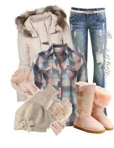 Ugg Boats, Ugg Boots Cheap, Ugg Boots Outlets, Outfits Cold, Outfit Polyvore, Legging Outfits, Cute Winter Outfits, Looks Street Style, Winter Clothes