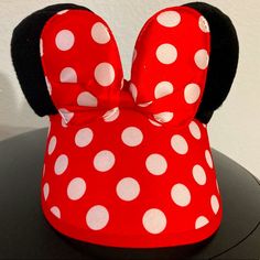 Brand New 1- Minnie Mouse Sun Visor Hat Polka Dot Ears Headband Red Polka Dot Bow W/Red Polka Dot Visor Great For Both Kids & Adults Perfect For Those Hot Summer Days! Or Take It On Your Trip To Disney :) See Photos For More Details/ Measurements Hat Headband, Sun Visor Hat, Visor Hat, Ears Headband, Visor Hats, Disney Accessories, Red Polka Dot, Sun Visor, Ear Headbands