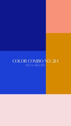 the color combo no 21 is shown in blue, orange and pink colors with an overlay