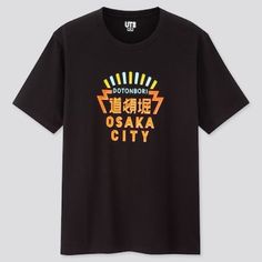 Uniqlo Ut Dontonburi Osaka City T-Shirt Tee Top Size Xs Brand New Japan’s Famous Sights And Motifs With Original Graphics. 100% Cotton Uniqlo Graphic Print T-shirt, Uniqlo Graphic Tee With Graphic Print, Uniqlo Graphic Tee For Streetwear, Uniqlo Crew Neck T-shirt For Streetwear, Uniqlo Casual Graphic Print T-shirt, Ut Shirts, Uniqlo Shorts, City T Shirt, Uniqlo Tops