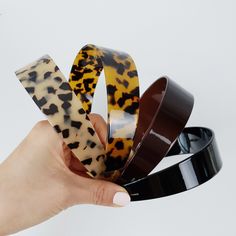 "★ Free shipping over $35 amount ★ Welcome to ChicMong and enjoy variety of unique quality hair accessories. All orders are carefully packaged in a paper box with a small gift of cute hair tie. If you make a bigger purchase, you can expect other gifts specially chosen for you. We appreciate your review and would provide discount or free shipping coupons for selected good reviews. Thank you so much for stopping by. ☞ Size : Width 1.4\" (3.5 cm) ☞ Material : Cellulose Acetate" Tortoise Shell Headband, Handmade Tortoiseshell Jewelry Gift, Round Tortoiseshell Earrings For Gift, Tortoise Shell Claw Clip, Tortoise Shell Hoop Earrings, Butterfly Clips, Cellulose Acetate, Wide Headband, Bad Hair Day