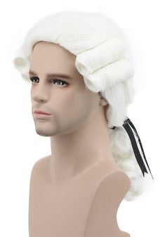 PRICES MAY VARY. 100% Brand New Function: Perfect for halloween cosplay,concerts,theme parties,weddings, dating, anime costume party, daily use and any other occasion Adjustable Size: The size of wig cap is adjustable, the maximum circumference approx 21~24inch/54~62cm(exist 1~2cm normal error) High Quality: 100% high-quality high-temperature synthetic fiber,which is very suitable for long term use Wig color may vary due to different monitor or lights Creative Hair Dye, Judge Wig, Colonial Wigs, Mullet Wig, White Wig, Men's Wigs, Wig Party, Hair Tattoos, Stage Makeup