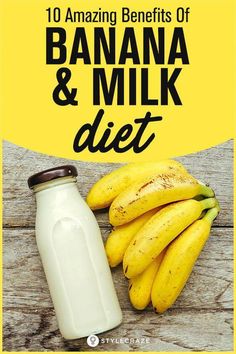 Do you know banana with milk is good for health? Here, we have enlisted the benefits of banana with milk along with some useful tips. Read on to learn more. Milk Diet, Banana Health Benefits, Banana Diet, Milk Benefits, Banana Shake, Banana Benefits, Banana Drinks, Burn Stomach Fat, Best Fat Burning Foods