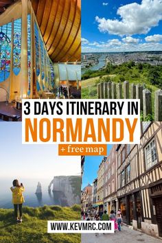 the three days itinerary in norway and free map