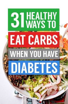 31 Healthy Ways People With Diabetes Can Enjoy Carbs. Healthy Carbs, Resep Diet, Low Carbs, Ketogenic Diet, Healthy Diet