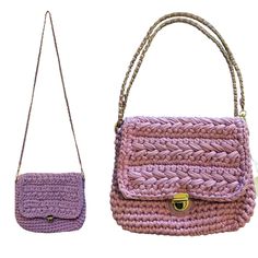 New With Tags! Moda Luxe: Lavender Crochet Convertible Crossbody-Shoulder Purse / Handbag -Retail: $110 -Gold Hardware -Convertible Strap -Length: 10” -Height: 8” -Strap: 48” Purple Crochet Bag For Everyday Spring Use, Purple Crochet Bag For Spring, Lavender Crochet, Shoulder Purse, Color Purple, Gold Hardware, Purses And Handbags, Crossbody Bags, Convertible