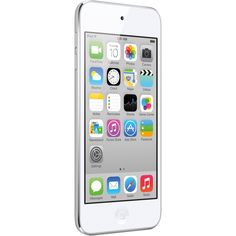 an iphone is shown with icons on the screen