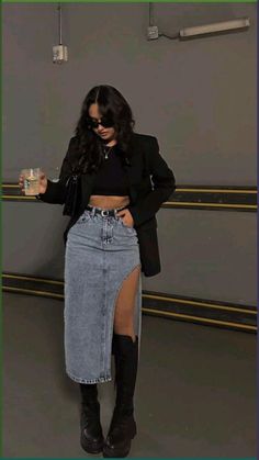 Inverted triangle shape clothing suggestion Video owner: aasian Hottie Outfits, Fall Ootd, Easy Trendy Outfits, Causual Outfits, Fashion Fall, Edgy Outfits, Girly Outfits, Casual Style Outfits, Looks Style