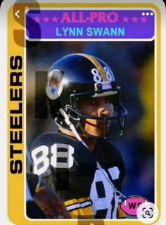 a football card featuring lynn swan