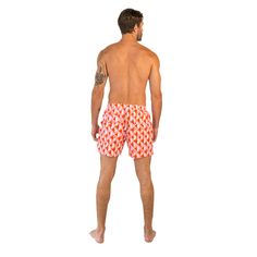 Step back in time to the 70s with East x East Island Fever men's shorts. Featuring a bold orange colorway and a retro-inspired design, these shorts are the perfect addition to any fashion-forward individual's summer wardrobe. Made with premium sustainable materials, these shorts not only look great but are eco-friendly too. The elasticated waist and drawstring adjustment ensure a comfortable and secure fit, making them perfect for any summer activity, from beach days to pool parties. With their Orange Beach Shorts With Built-in Shorts, Orange Beach Shorts With Built-in Liner, Orange Beachwear Shorts For Beach Season, Orange Swim Trunks With Built-in Shorts, Orange Short Swim Trunks With Built-in Shorts, Orange Short Length Swim Trunks For Vacation, Orange Summer Swim Trunks, Orange Short Swim Trunks For Beachwear, Orange Shorts For Poolside And Beach Season