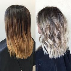 Icy Platinový Blond, Root Shadow, Ombré Hair, Hair Styles 2017, Brown Blonde Hair, Everyday Hairstyles, Hair Envy, Shoulder Length Hair, Love Hair