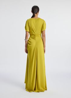 Fashionable New A. L. C dresses, long dresses, women's clothing designers handmade high-end custom Color Cactus, Cactus Bloom, Stretch Satin Fabric, Ochre Yellow, Fashion Institute, Cotton Jumpsuit, Linen Mini Dress, Satin Gown, Cotton Midi Dress