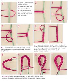 step by step instructions on how to make a crochet headband with beads