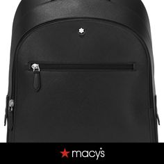 in stock Luxury Backpack With Palladium Hardware, Classic Black Leather Backpack, Classic Black Leather Work Backpack, Elegant Black Office Backpack, Luxury Backpack For Work, Luxury Backpack For Workwear, Classic Black Backpack, Luxury Black Leather Backpack For Formal Use, Classic Black Leather Backpack For Formal Use