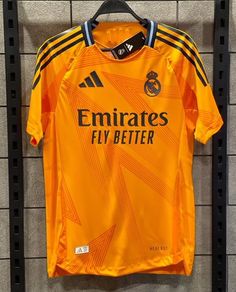 the jersey worn by real madrid's players is on display in the dressing room