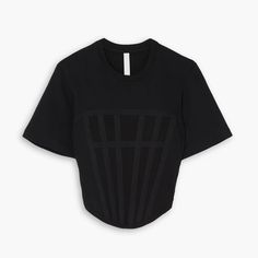 Black Dion Lee Corset T-Shirt/Tee Bnwt! Super Cute And Comfy, Literally Been Hanging In My Closet With The Tags Because It Just Wasn’t Quite My Style. Let Me Know If You Have Any Questions And Feel Free To Make An Offer! Fitted Black Short Sleeve Top For Night Out, Black Short Sleeve Top For Night Out, Sporty Black Fitted T-shirt, Black Fitted Sporty T-shirt, Black Fitted Crop Top T-shirt, Dion Lee Pants, Corset T Shirt, Dion Lee White Top, Dion Lee Corset