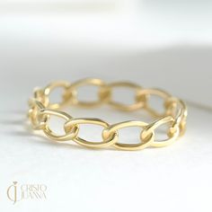 Here is14K Solid Real Gold Chain Ring for girl. Dainty 14K Solid Real Gold Chain Ring will be perfect Minimalist Thin Open Paperclip Band for her, mother and wife! We can create Unique Engagement Rings and it will be best gift for your wife, Mrs, girlfriend or mom as well! This Simple Promise Ring is great shower in her birthday or special night shower ring!  With this 10K Dainty Wedding Ring can be switched with hers birthday excellent moment. This chain ring and dainty stacking ring has symbol Unique Engagement Rings Simple, Simple Promise Ring, Engagement Rings Simple, Gold Chain Ring, Promise Rings Simple, Cuban Style, Real Gold Chains, Dainty Wedding, Shower Rings