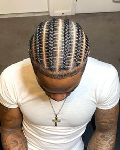 Cornrows Men, Hair Twists Black, Braid Styles For Men, Boy Braids Hairstyles, Black Hair Cuts