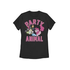 You'll love showing off your style with this Juniors' My Little Pony: Friendship Is Magic Pinkie Pie Party Animal Tee. Crewneck Short sleevesFABRIC & CARE Cotton Machine wash Imported You'll love showing off your style with this Juniors' My Little Pony: Friendship Is Magic Pinkie Pie Party Animal Tee. Licensed Character You'll love showing off your style with this Juniors' My Little Pony: Friendship Is Magic Pinkie Pie Party Animal Tee. Size: Xxl. Color: Black. Gender: female. Age Group: kids. P Pinkie Pie Party, Pie Party, Pony Style, Party Animal, Pinkie Pie, Friendship Is Magic, Girls Tees, How To Show Love, Animal Party