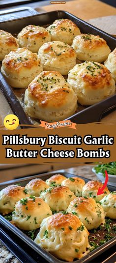 Explode with flavor with Pillsbury Biscuit Garlic Butter Cheese Bombs. These delightful bites are made by stuffing Pillsbury biscuits with oozy mozzarella cheese, then topping them with a rich garlic butter sauce. Perfect for parties or as a tantalizing side, they're sure to be a hit! #CheeseBombs #GarlicButter #PartyFood Garlic Mozzarella Bomb, Biscuit Stuffed Recipes, Garlic Butter Cheese Bread, Garlic Bread From Biscuits, Pilsbury Biscuit Garlic Butter Cheese, Baked Cheese Buns, Stuffed Pillsbury Biscuit Recipes, Easy Cheese Biscuit Recipe, Garlic Cheese Bites