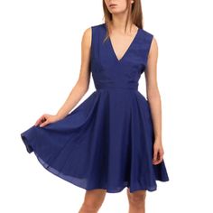 New Raoul X Anthropologie Regal Blue Crepe Fully Lined Sleeveless V Neck Swing Knee Length Mini Dress Size 36 / Us 4 Small - Sleeveless - Surplice, V-Neckline - Hand Pockets - Fit And Flare Silhouette - Back Zipper Closure - Polyester Brand New, Nwt, Retail $525.00 Size 36 - Us Small Lay Flat Pit To Pit 16" W 14" L 36" Anthro Dress, Cocktail Dress, Pool Blue, Royal Blue Dress, Wedding Guest Dress, Bridesmaid Dress, Trapeze & Swing Dress, Flowy Elegant Blue V-neck Summer Dress, Elegant Blue A-line V-neck Dress, Elegant Blue V-neck Mini Dress, Sleeveless V-neck Dress For Date Night, Spring V-neck Sleeveless Cocktail Dress, Blue V-neck Cocktail Dress For Summer, Cocktail Sleeveless Fit And Flare Dress, Chic Blue V-neck Dress For Night Out, Elegant Sleeveless V-neck Dress For Spring