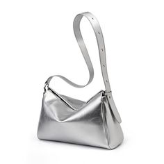 Free U.S. shipping. Style:  , color:Silver, suite for season：Spring, Summer, Autumn, Winter ，Engagement, Formal Event, Going out, Work, Material Genuine Leather, Silver Metallic Soft Leather Zip Totes Wide Strap Crossbody Handbags Silver Leather Shoulder Bag For Party, Modern Silver Shoulder Bag For Formal Events, Modern Silver Evening Shoulder Bag, Chic Silver Rectangular Shoulder Bag, Chic Silver Shoulder Bag, Metallic Shoulder Bag With Silver-tone Hardware, Rectangular Silver Leather Shoulder Bag, Trendy Silver Leather Bag, Modern Metallic Silver Shoulder Bag For Evening