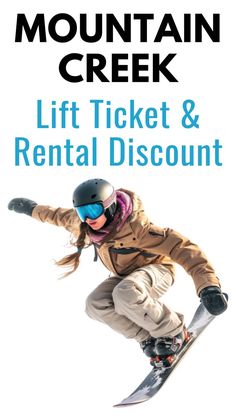 Mountain Creek Lift Ticket and Rental Discount